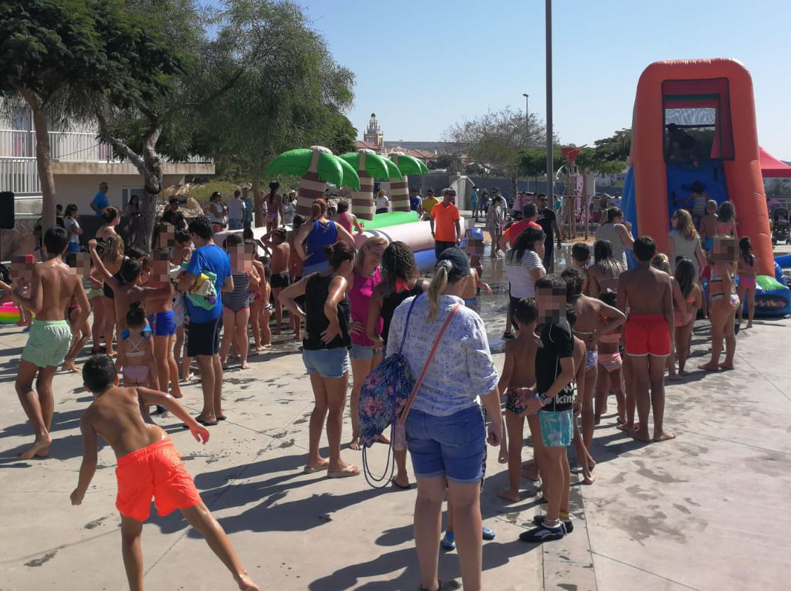 El Ayuntamiento de San Miguel organizó fiestas del agua en Llano del Camello y El Frontón