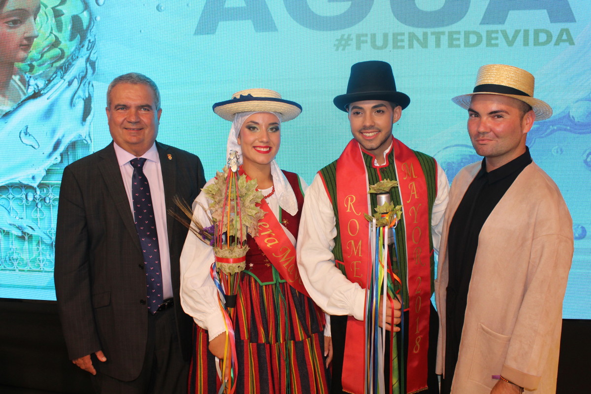María Delgado y Stephen C. Blanco, Romera y Romero Mayor de las Fiestas Patronales de San Miguel de Abona
