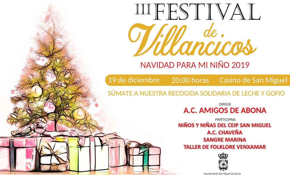 III Festival de Villancicos “Navidad para mi Niño”