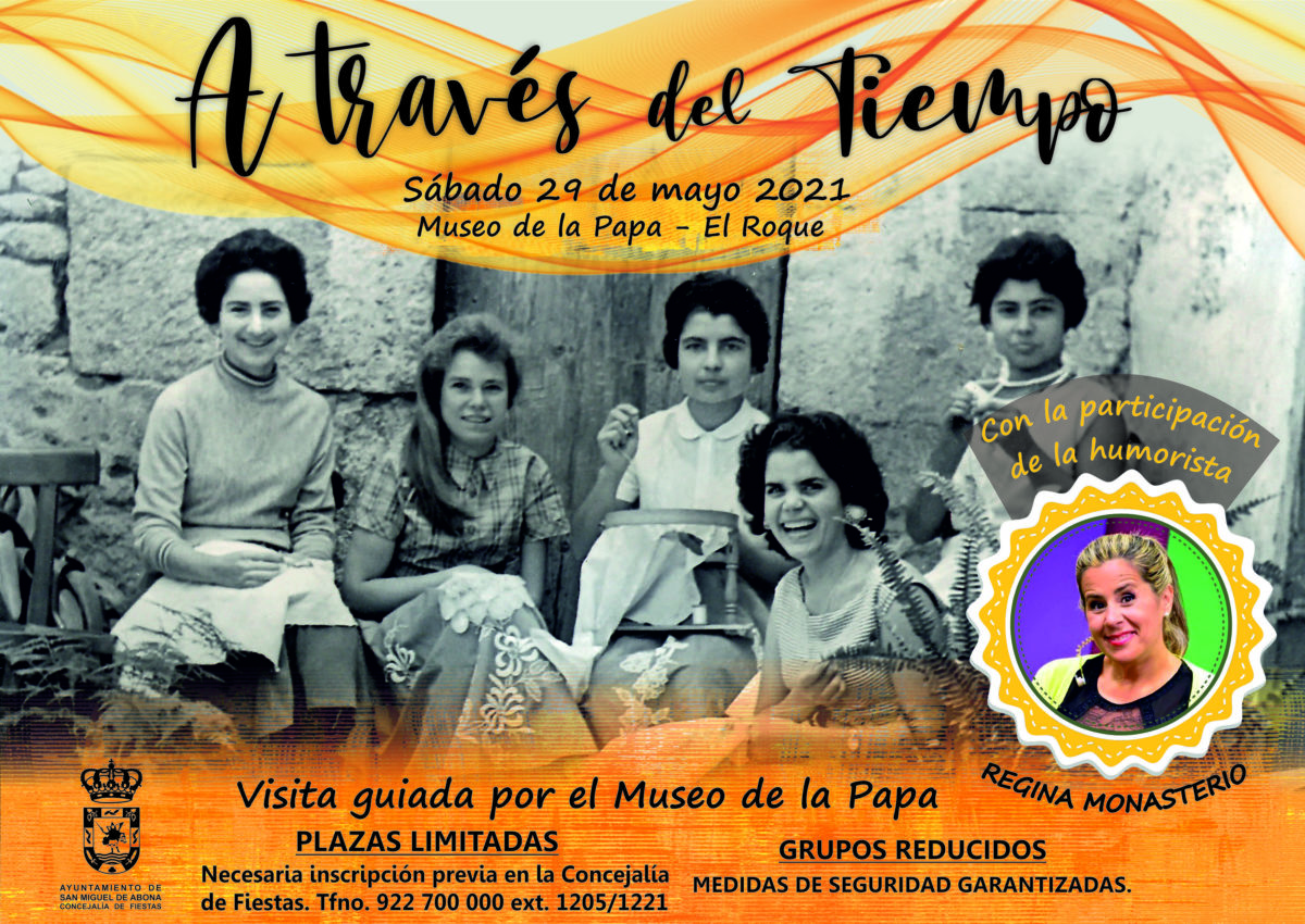 Regina Monasterio participará en la actividad “A través del tiempo” con motivo del Día de Canarias