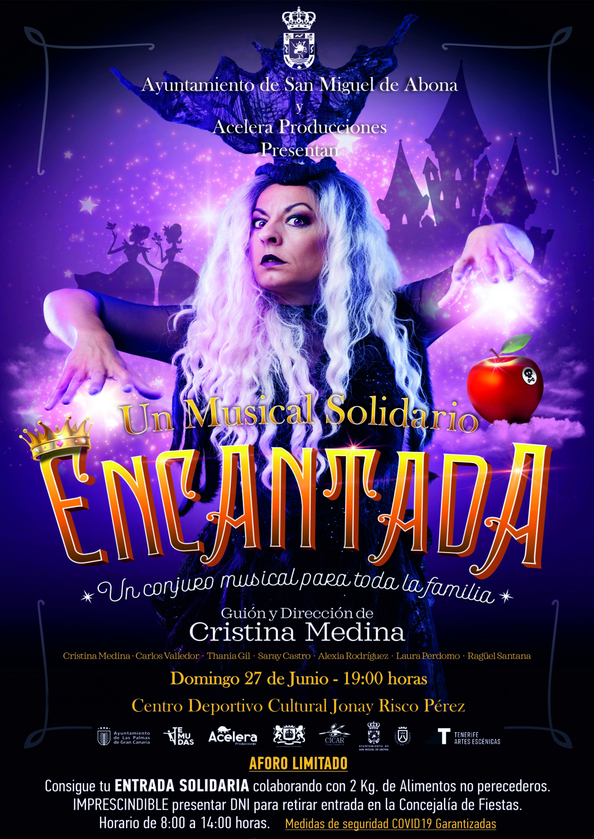 El musical solidario “ENCANTADA” estará el 27 de junio en San Miguel