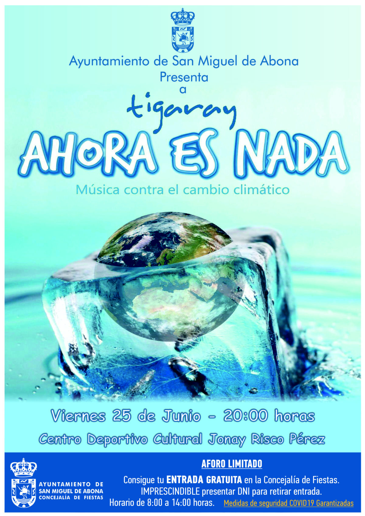 “Ahora es Nada” música contra el cambio climático, llega a San Miguel de Abona