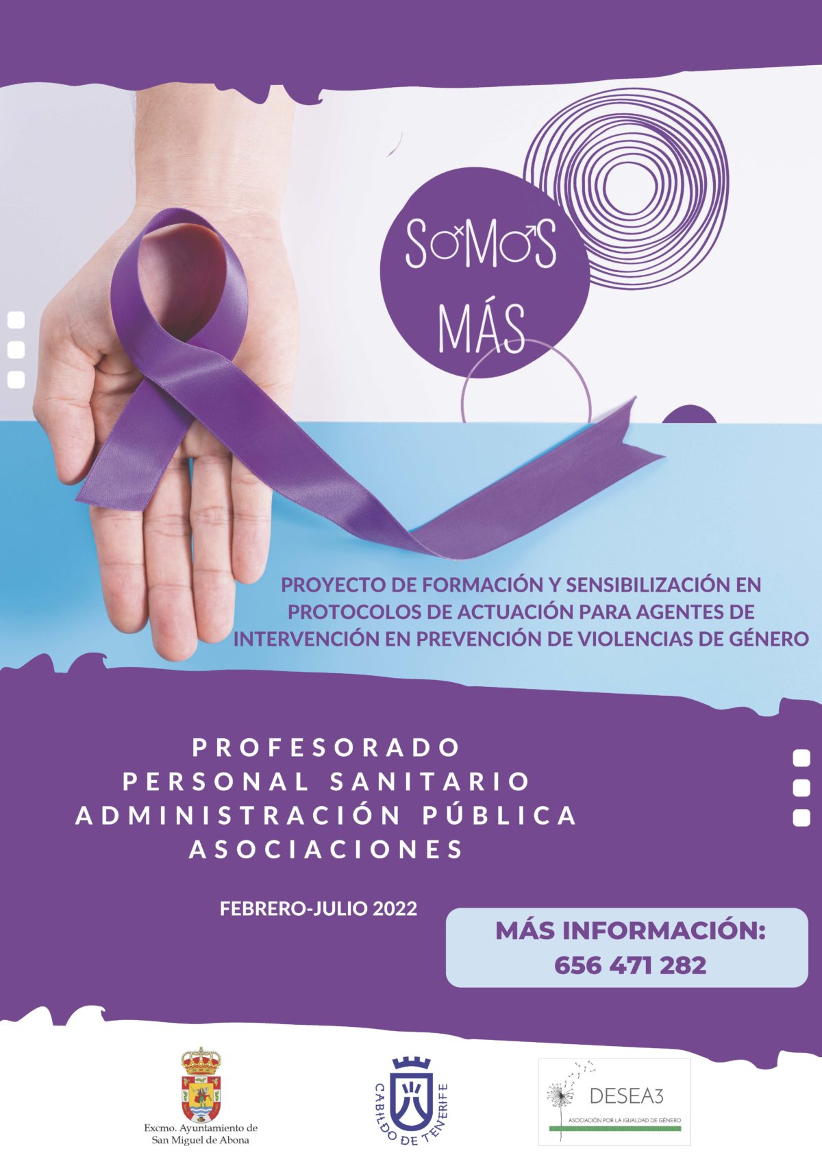 “SOMOS MÁS”: Proyecto de sensibilización y formación en prevención de la Violencia de Género
