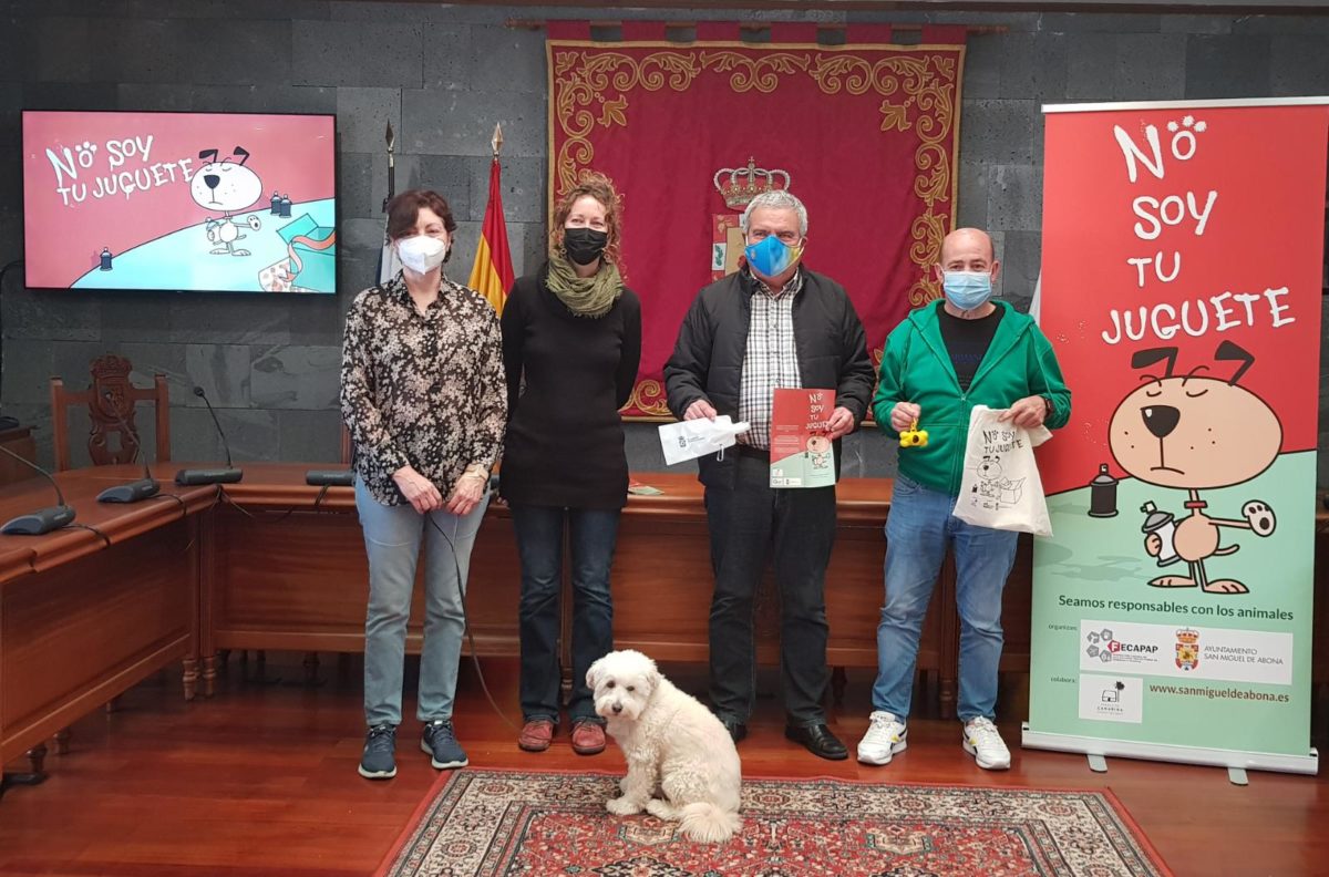 NO SOY TU JUGUETE, nueva campaña de Educación Canina que pone en marcha el Ayuntamiento de San Miguel de Abona