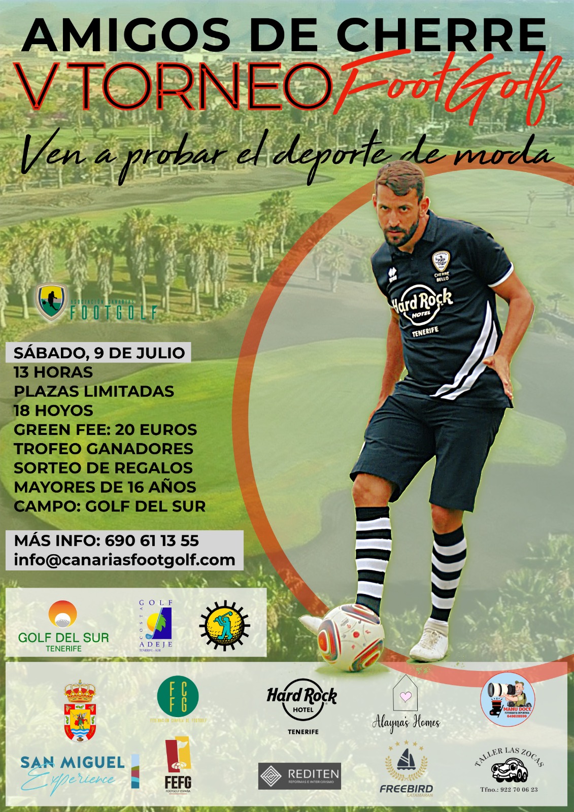 San Miguel acoge el V Torneo de Footgolf “Amigos de Cherre”