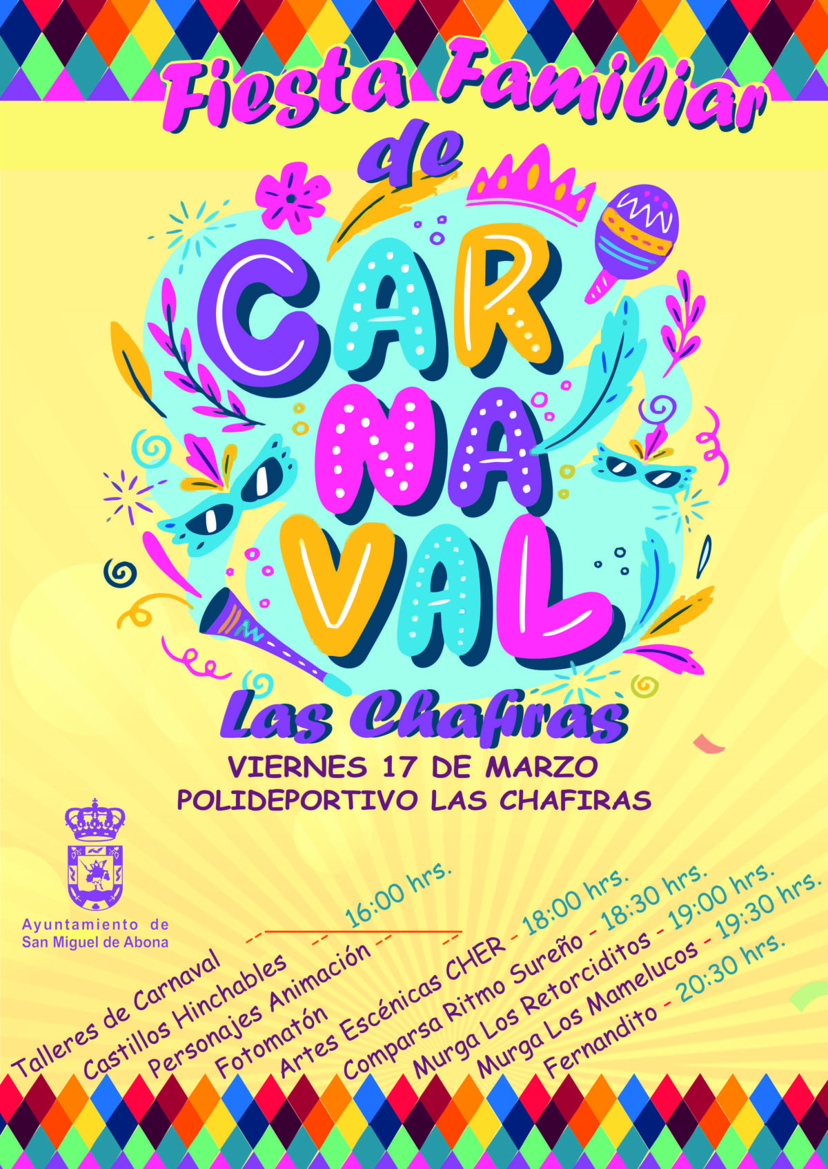 El Carnaval llega a San Miguel de Abona con comparsas, murgas y múltiples actividades