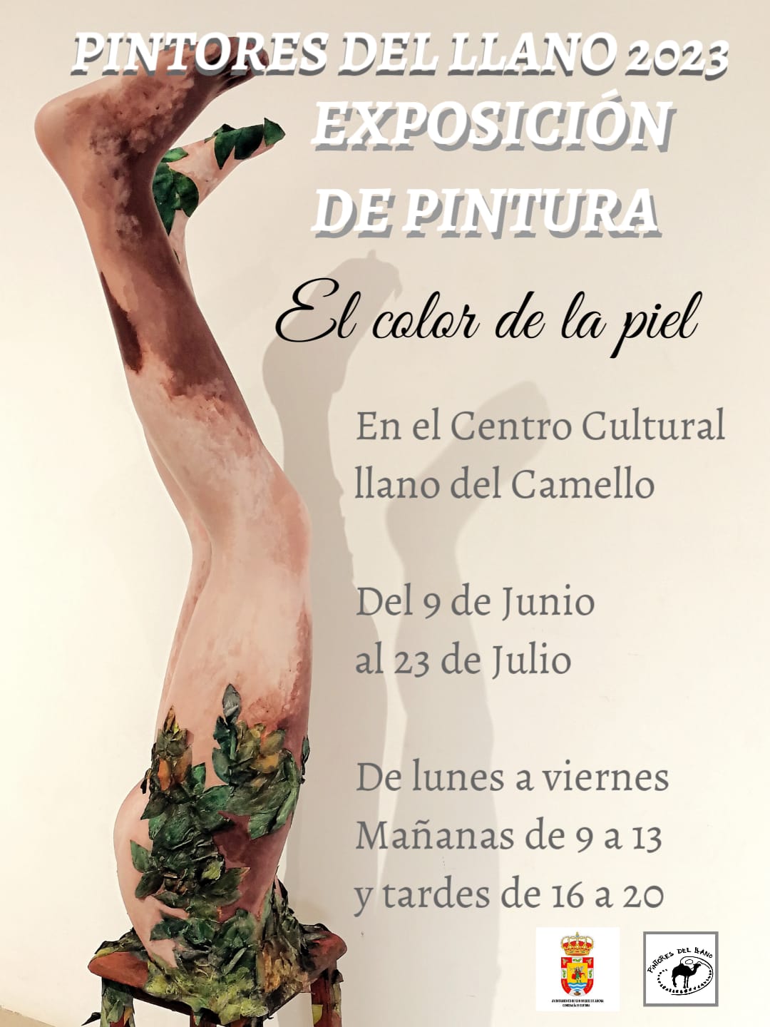 «El color de la piel» – Exposición de la Asociación Cultural Pintores del Llano