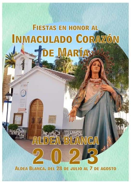Fiestas en Honor al Inmaculado Corazón de María, Aldea Blanca 2023