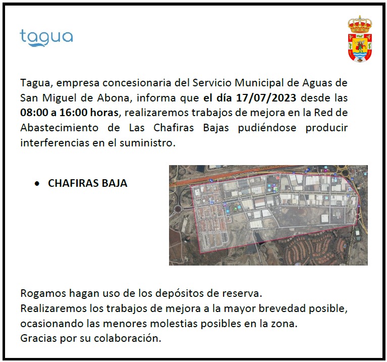 Información de interés – tagua