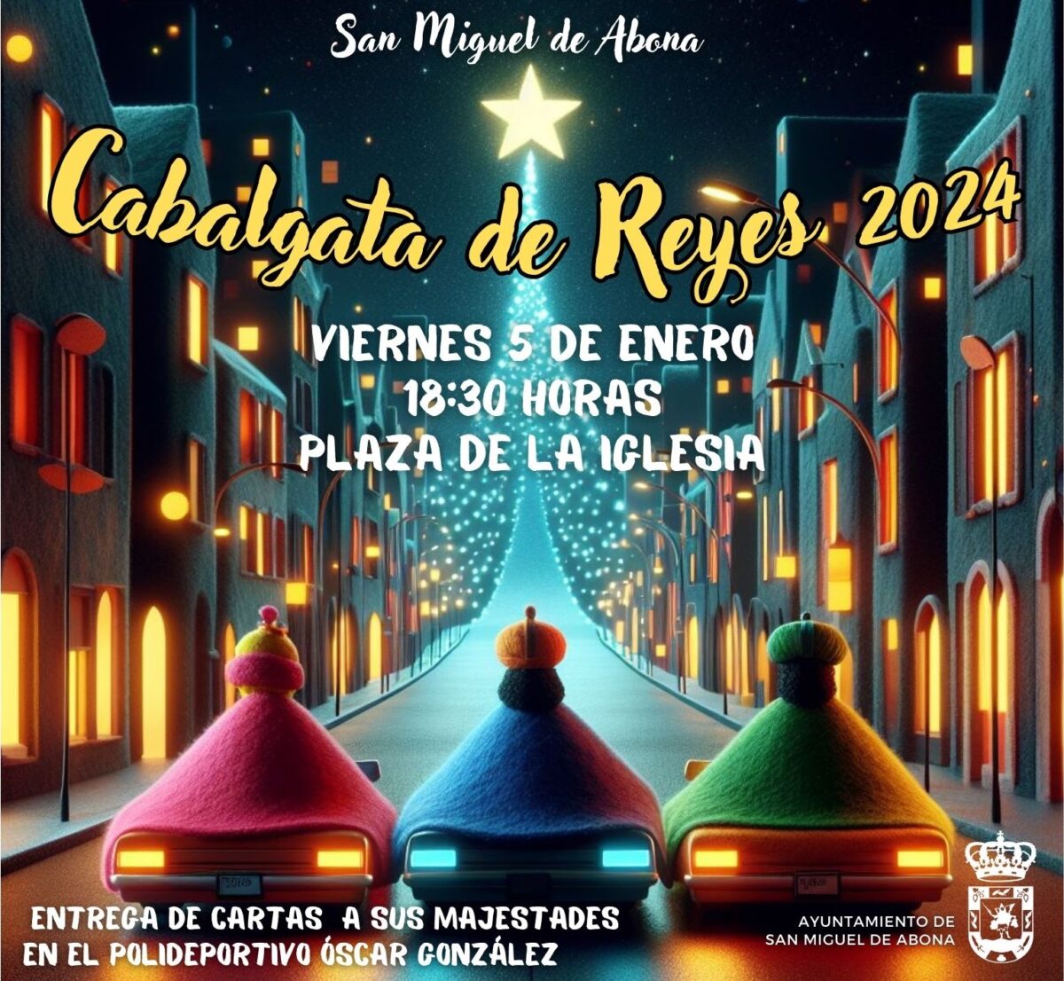 San Miguel de Abona celebra su tradicional Cabalgata de Reyes