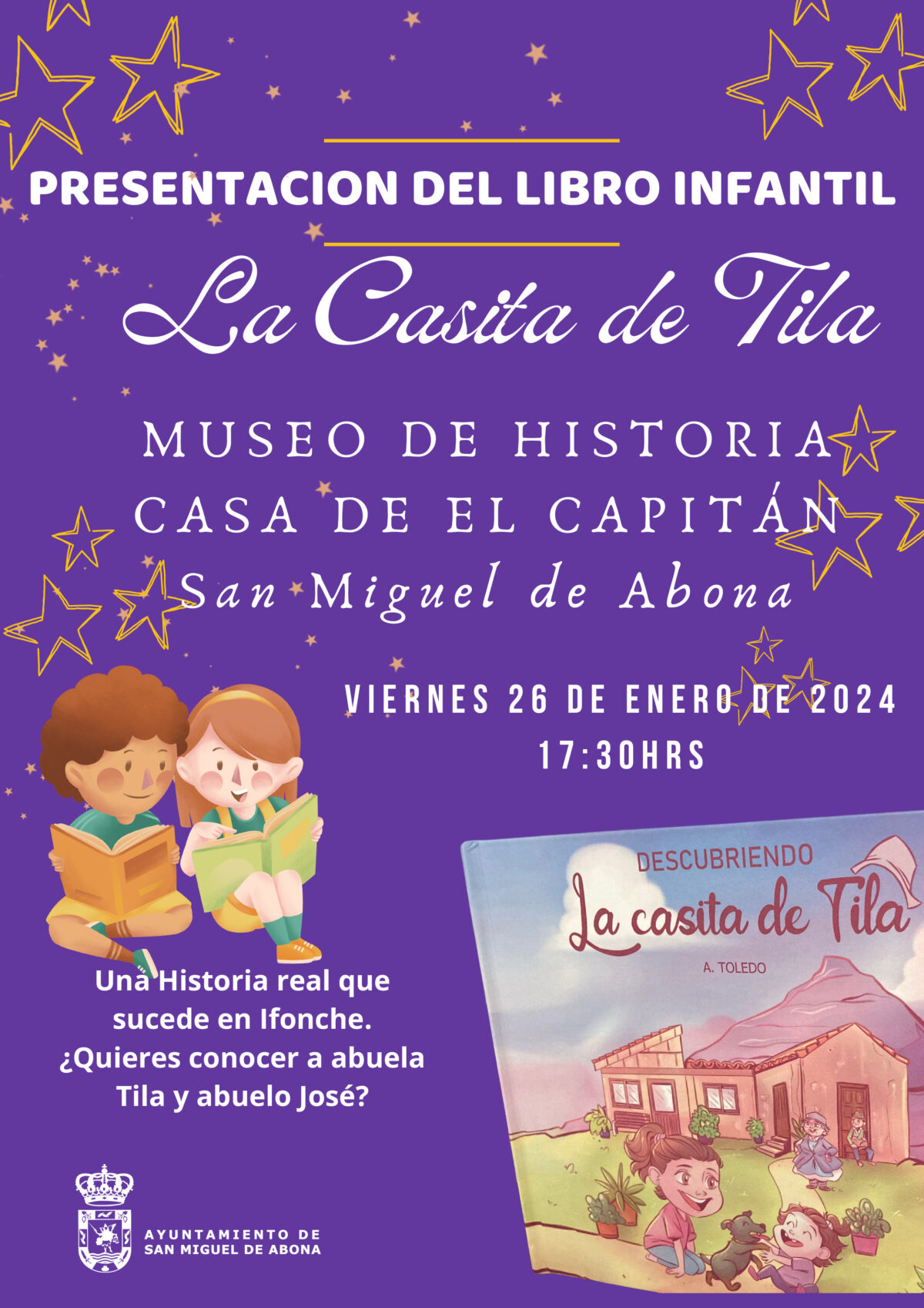 El libro infantil «La Casa de Tila» se presenta en el Museo de Historia Casa de El Capitán